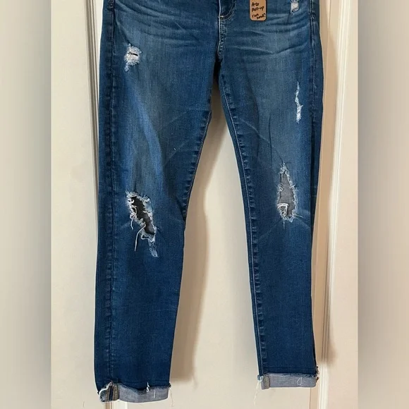 Ag Adriano Goldschmied Designer Skinny Jeans Medium Wash Ankle Length - Picture 9 of 16